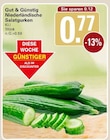 Niederländische Salatgurken Angebot im WEZ Prospekt Niederländische Salatgurken im WEZ Prospekt zum Preis von 0,77 €