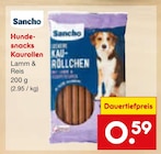 Netto Marken-Discount Sulingen - Hundesnacks Kaurollen Angebot im Prospekt Hundesnacks Kaurollen bei Netto Marken-Discount im Sulingen Prospekt für 0,59 €