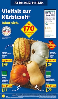 Gemüse im Lidl Prospekt "LIDL LOHNT SICH" mit 68 Seiten (Wuppertal)
