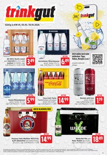Cola im Trinkgut Prospekt "Aktuelle Angebote" mit 6 Seiten (Weinheim)