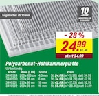 Polycarbonat-Hohlkammerplatte Angebote bei toom Baumarkt Fellbach für 24,99 €