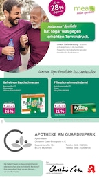 mea - meine apotheke Prospekt für München mit 4 Seiten mea - meine apotheke Prospekt für München: "Unsere September-Angebote", 4 Seiten, 01.09.2025 - 30.09.2025