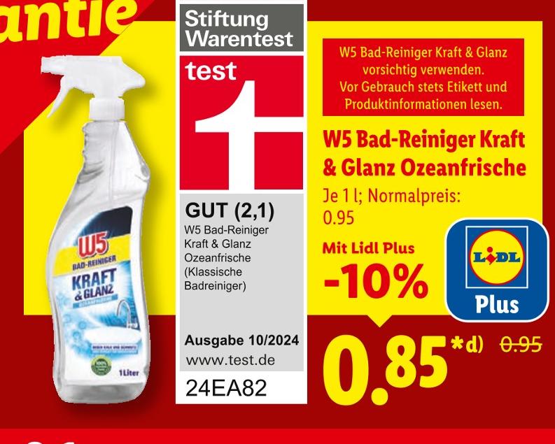 Bad-Reiniger Kraft & Glanz Ozeanfrische