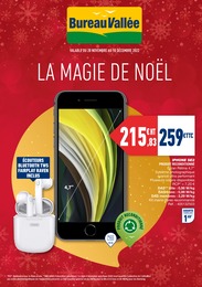Prospectus Bureau Vallée, "La magie de Noël", 12 pages, 28/11/2022 - 10/12/2022