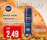 Deospray Angebote von NIVEA MEN bei Kaufhaus Stolz Neubrandenburg für 2,49 €