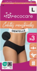 Culottes menstruelles - ECOCARE en promo chez Lidl Créteil à 9,95 €