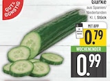 Gurke im EDEKA Prospekt Gurke von im aktuellen EDEKA Prospekt für 0,79 €