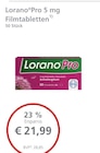 LINDA - LoranoPro 5 mg Filmtabletten Angebot im Prospekt LoranoPro 5 mg Filmtabletten bei LINDA im Prospekt "" für 21,99 €