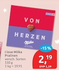 I love Milka Pralinen von Milka im aktuellen budni Prospekt