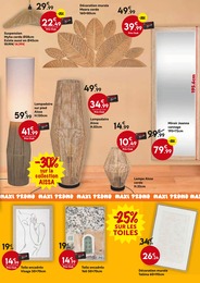 Prix et réduction Toile dans le prospectus Maxi Bazar en cours Offre Toile dans le catalogue Maxi Bazar du moment à la page 3