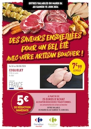 Catalogue Supermarchés Rayon Boucherie Carrefour en cours à Saint-Étienne et alentours, Des saveurs ensoleillées pour un bel été avec votre artisan boucher !, 7 pages, 04/06/2024 - 15/06/2024