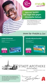 Aktueller mea - meine apotheke Apotheke Prospekt in Münchberg und Umgebung, "Unsere Juni-Angebote" mit 4 Seiten, 01.06.2025 - 30.06.2025