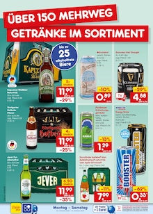 Bier im Netto Marken-Discount Prospekt "Aktuelle Angebote" mit 70 Seiten (Aschaffenburg)