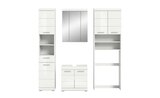 Badmöbel-Set SCHLOONSEE 4 teilig bestehend aus: Hochschrank WBU Spiegelschrank Waschmaschinenumbauschrank Schloonsee Angebote bei Höffner Berlin für 555,00 €