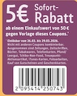 5€ Sofort-Rabatt bei REWE im Bammental Prospekt für 