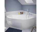 Baignoire d'angle NF "Calicia" L. 140 x l. 140 cm - Cooke and Lewis en promo chez Brico Dépôt Lille à 199,00 €