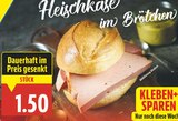 Fleischkäse im Brötchen bei E center im Prospekt "" für 1,50 €
