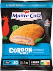 Cordon bleu de poulet surgelé - MAÎTRE COQ - Intermarché Hyper Cordon bleu de poulet surgelé - MAÎTRE COQ à 4,17 € dans le catalogue Intermarché Hyper