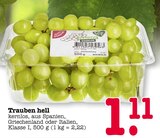 Trauben hell im Angebot bei E center in Ludwigshafen Trauben hell Angebote bei E center Ludwigshafen für 1,11 €