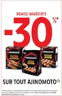 -30% de remise immédiate sur tout Ajinomoto à Intermarché Super dans Carsan