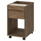 Schubladenelement auf Rollen braun gebeiztes Eichenfurnier von TONSTAD im aktuellen IKEA Prospekt für 74,99 €