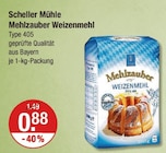 Mehlzauber Weizenmehl von Scheller Mühle im aktuellen V-Markt Prospekt für 0,88 €