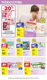 Promos Couches dans le catalogue "Carrefour market" de Carrefour Market Couches en promo dans le catalogue Carrefour Market à la page 39