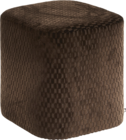 Pouf Selia velours dévoré 35×35cm - Maxi Bazar à Villeurbanne Pouf Selia velours dévoré 35×35cm en promo chez Maxi Bazar Villeurbanne à 29,99 €