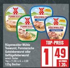 Teewurst, Gutsleberwurst oder Geflügelleberwurst von Rügenwalder Mühle oder Pommersche im aktuellen EDEKA Prospekt