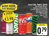Coca-Cola, Fanta, Sprite im Angebot bei EDEKA in Hamm Coca-Cola, Fanta, Sprite Angebote von Coca-Cola bei EDEKA Hamm für 0,79 €