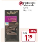 Schokolade Angebote von Das Exquisite bei Rossmann Bad Kreuznach für 1,19 €