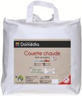 COUETTE CHAUDE TRAITÉE ANTIACARIENS - DOMÉDIA en promo chez Intermarché COUETTE CHAUDE TRAITÉE ANTIACARIENS - DOMÉDIA dans le catalogue Intermarché