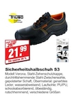 Aktuelles Sicherheitshalbschuh S3 Angebot bei bauSpezi in Erlangen ab 21,99 €