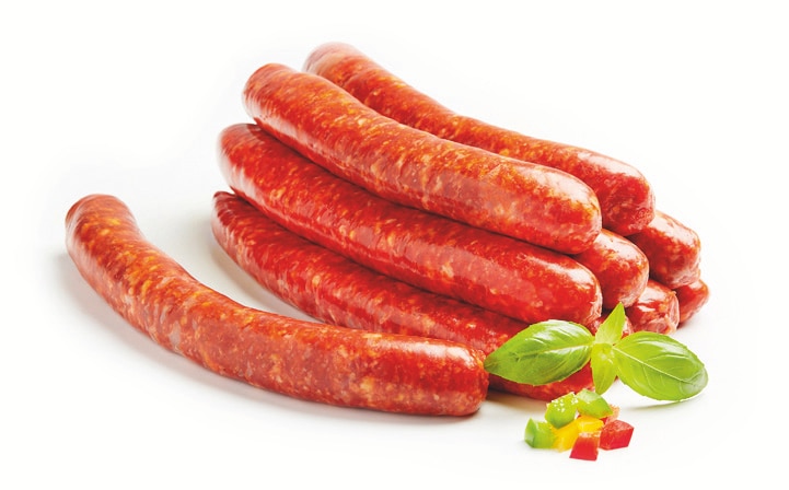 Saucisses crues à cuire au chorizo