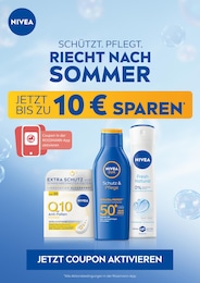 NIVEA Prospekt für Ahlen: "Schützt. Pflegt. Riecht nach Sommer", 1 Seite, 06.07.2026 - 02.08.2026
