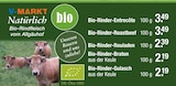 Bio-Rinder-Entrecôte von V-Markt für 2,19 € bei V-Markt im Angebot Bio-Rinder-Entrecôte von V-Markt im aktuellen V-Markt Prospekt