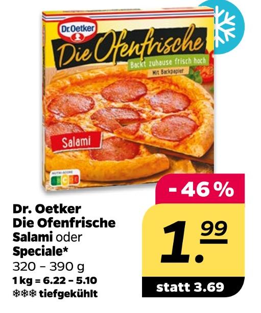 Die Ofenfrische Salami oder Speciale