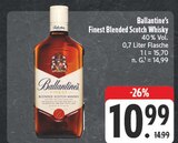 Finest Blended Scotch Whisky im Angebot bei EDEKA in Chemnitz Finest Blended Scotch Whisky Angebote von Ballantine's bei EDEKA Chemnitz für 10,99 €