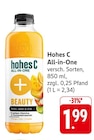 All-in-One im Angebot bei E center in Bruchsal All-in-One Angebote von Hohes C bei E center Bruchsal für 1,99 €