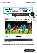 Samsung Prospekt für Stuttgart mit 9 Seiten Samsung Prospekt für Stuttgart: "Weil du mehr willst.", 9 Seiten, 12.08.2020 - 31.08.2020