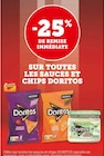 -25% de remise immédiate sur toutes les sauces et chips Doritos à U Express dans Plouescat