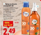 Spray ou brume solaire SPF 30 - CIEN SUN en promo chez Lidl Spray ou brume solaire SPF 30 - CIEN SUN dans le catalogue Lidl