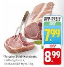 Frische Stiel-Koteletts im Angebot bei EDEKA in Fellbach Frische Stiel-Koteletts Angebote bei EDEKA Fellbach für 7,99 €