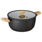 Topf mit Deckel schwarz im IKEA Prospekt Topf mit Deckel schwarz von HUSKNUT im aktuellen IKEA Prospekt für 44,99 €