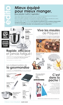 Prospectus Culinarion à Asnières-sur-Seine, "Et si CulInarion vous aidait à mieux vous équiper ?", 4 pages de promos valables du 20/03/2024 au 31/05/2024