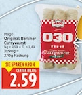 Original Berliner Currywurst von Mago im aktuellen E center Prospekt