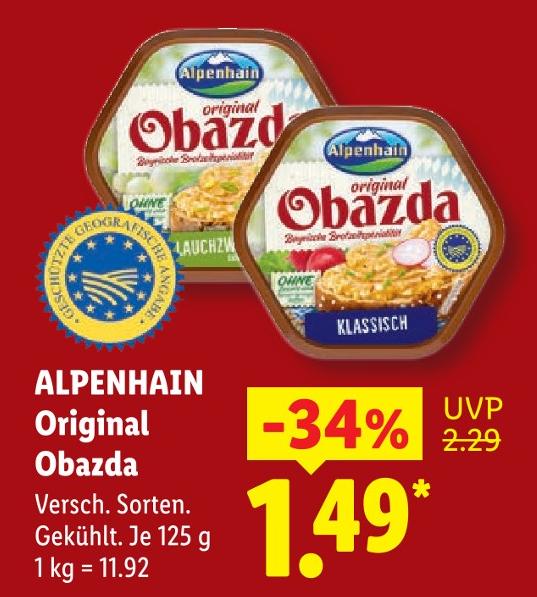 Original Obazda Lauchzwiebel