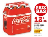 Le pack Coca-Cola - Coca-Cola en promo chez Super U Issy-les-Moulineaux à 12,86 €