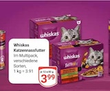 Katzennassfutter im Angebot bei GLOBUS in Mannheim Katzennassfutter Angebote von Whiskas bei GLOBUS Mannheim für 3,99 €