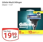 Mach3 Klingen im Angebot bei GLOBUS in St. Ingbert Mach3 Klingen Angebote von Gillette bei GLOBUS St. Ingbert für 19,99 €